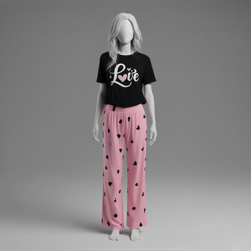 BLACK PINK LOVE NIGHTWEAR