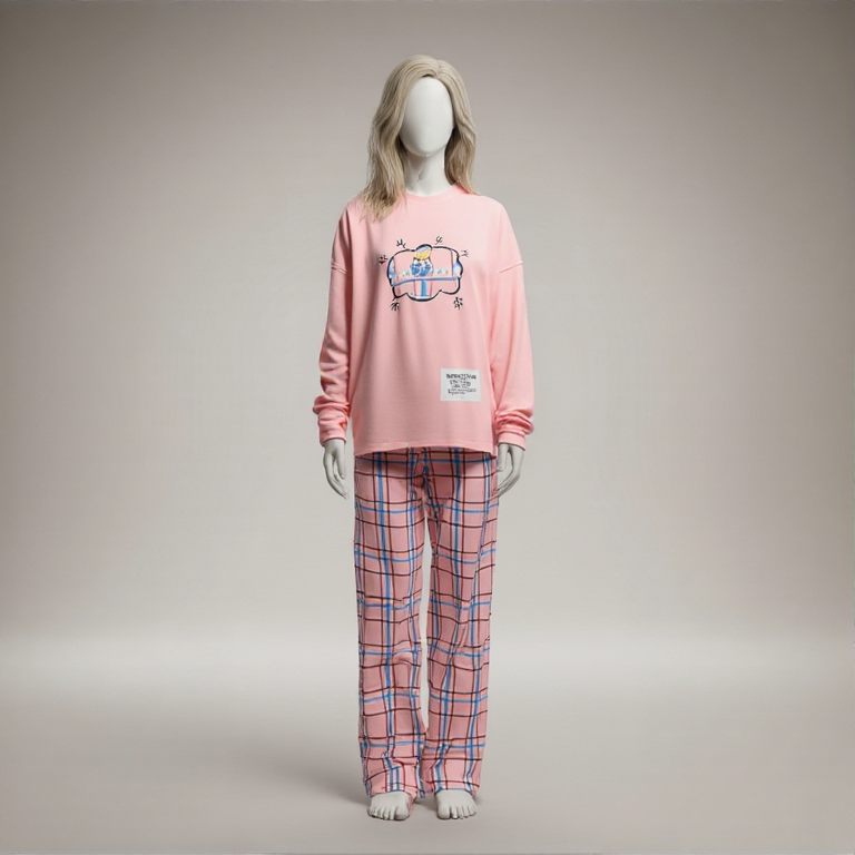 CUTE SHARKEE PRINT NIGHTWEAR