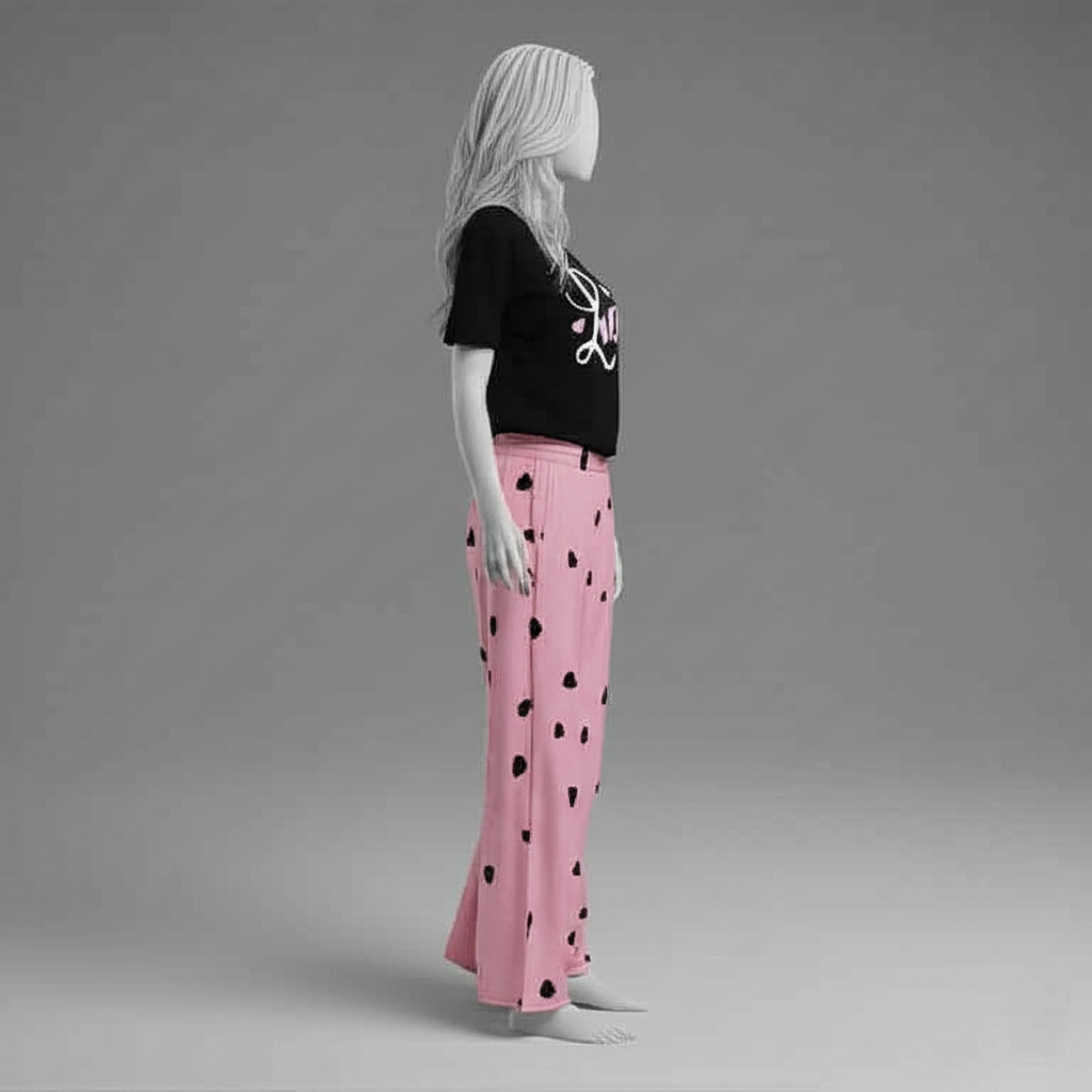 BLACK PINK LOVE NIGHTWEAR